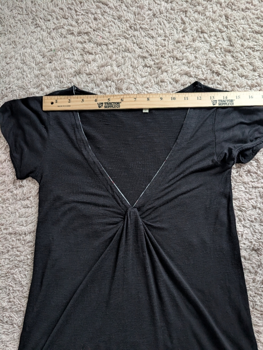 Vintage Burberry London Y2K Twist-Front Top - Picture 12 of 13